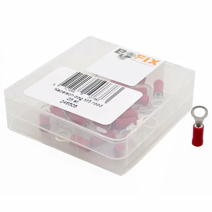 Bofix DS Kabelsko Eye M5 Isoleret (25 Stykker) 3 Bofix DS Kabelsko Eye M5 Isoleret (25 Stykker)