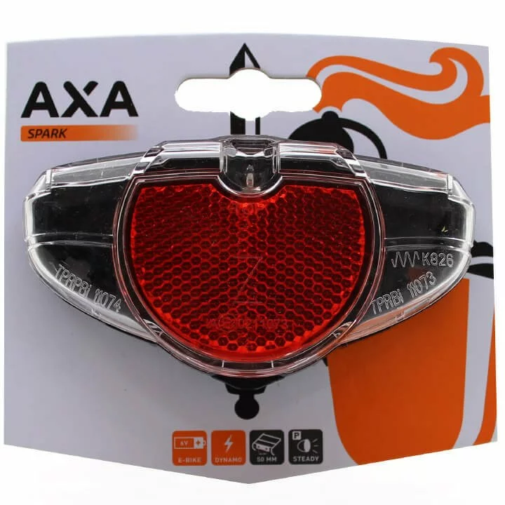 Axa Baglygte Spark Steady Dynamo 50/80mm 3 Axa Baglygte Spark Steady Dynamo 50/80mm