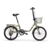Foldecykel MBM Kangaroo 6 Gear 20" Mos Grøn -Foldecykler Salgsbutik Foldecykel Kangaroo groen.w1200