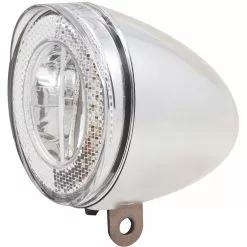 Spanninga Headlight Swingo XDOC ON/UIT DYNAMO 20 LUX CHROME