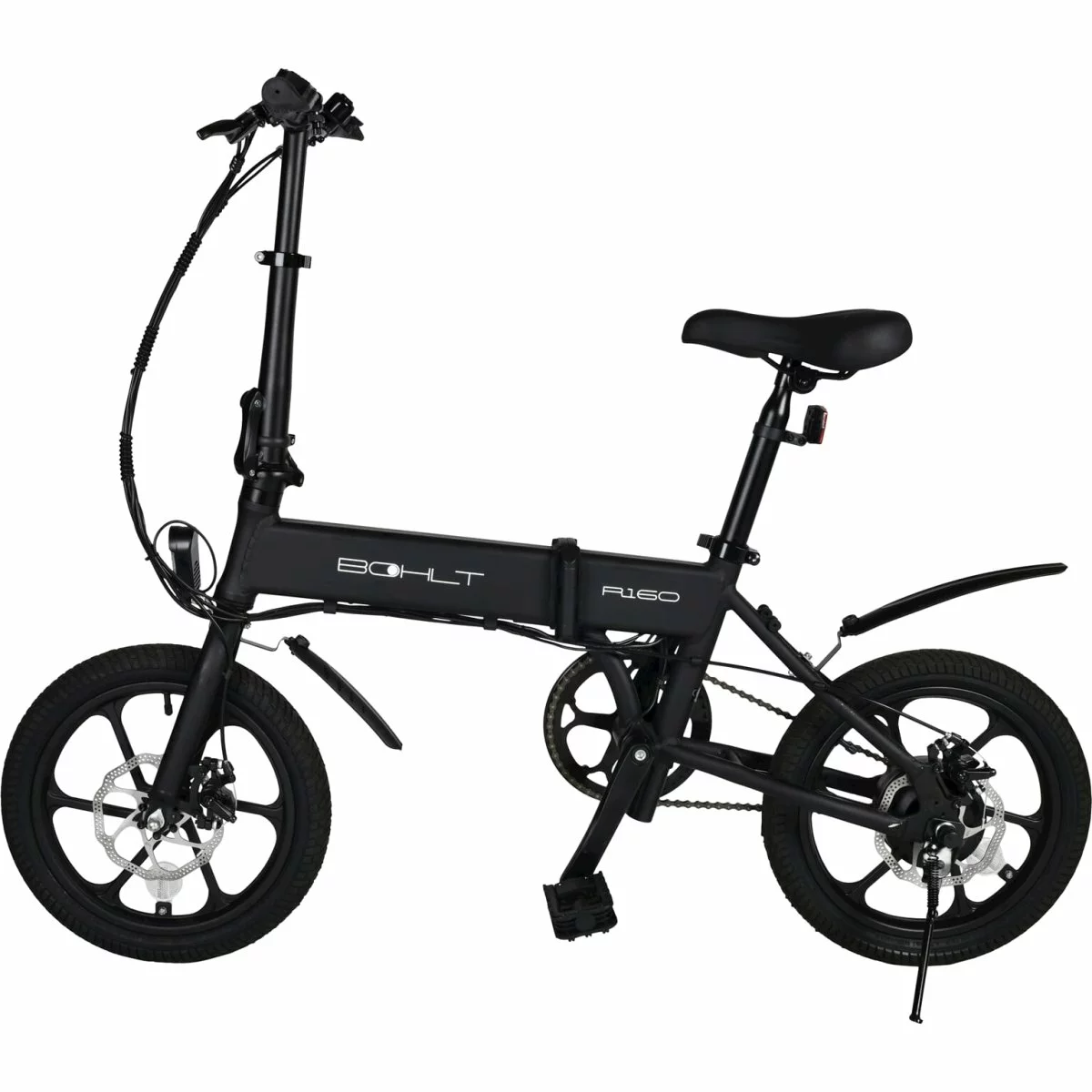Bohlt Electric Folding Bike R160 Sort 3 Bohlt Electric Folding Bike R160 Sort